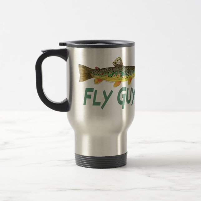 Mug De Voyage Pêche à la truite (Gauche)