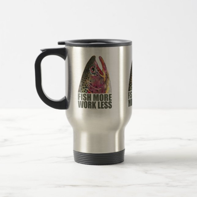 Mug De Voyage Pêche à la truite plus (Gauche)
