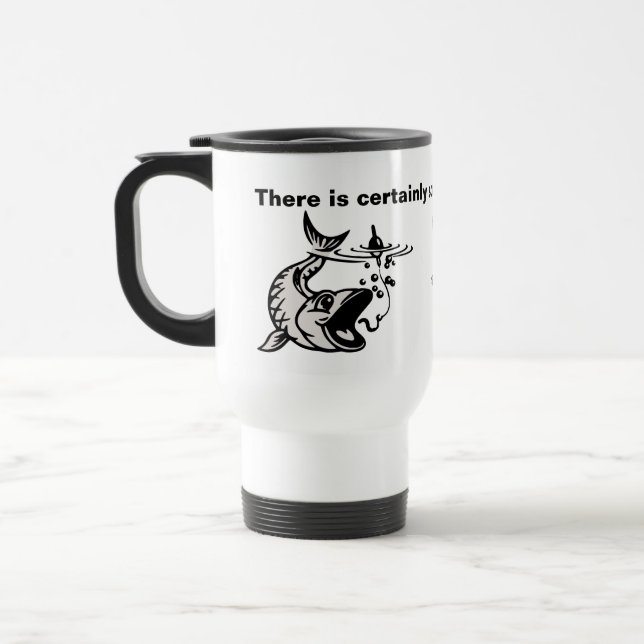 Mug De Voyage Pêche - Sentiment paisible et paisible (Gauche)