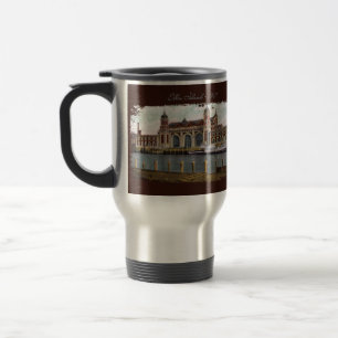 Mug de voyage peint sur Ellis Island