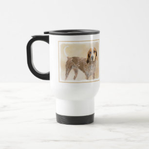 Mug De Voyage Peinture américaine anglaise sur pilon - Chien Art