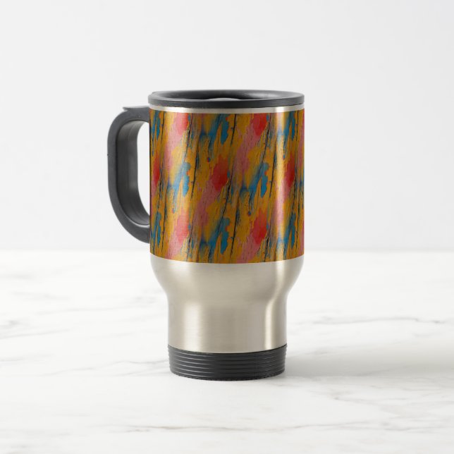 Mug De Voyage Peinture colorée (Devant gauche)