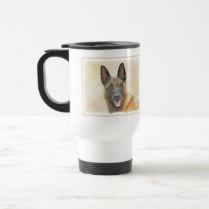 Mug De Voyage Peinture Malinoise belge - Cute Original Chien Art