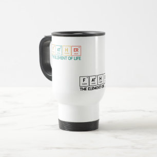 Mug De Voyage Père Funny Tableau périodique papa