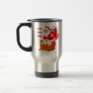 Mug De Voyage PÈRE NOËL AVEC DES PRÉSENTS DE NOËL, OH ! Oh ! Oh