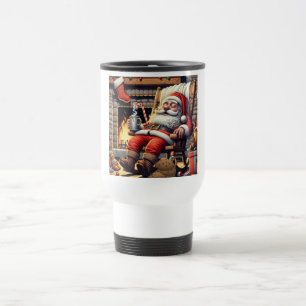 Mug De Voyage Père Noël dort Noël