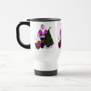 Mug De Voyage Père Noël rose
