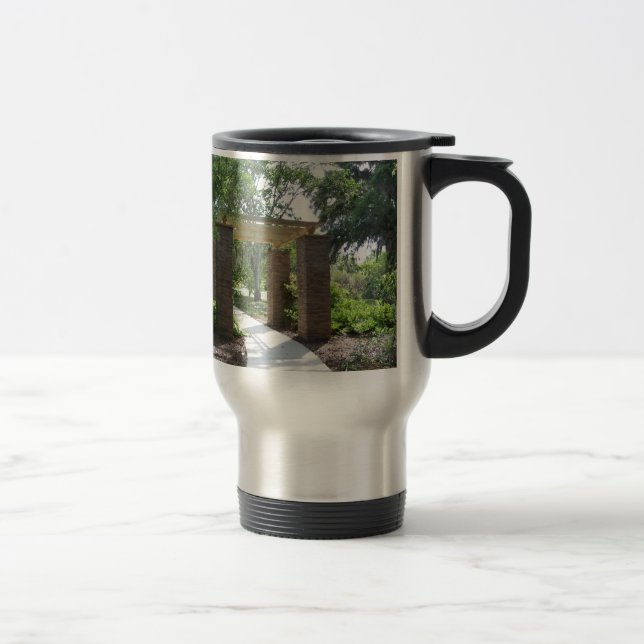 Mug De Voyage pergola sur un chemin (Droit)