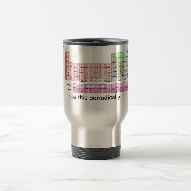 Mug De Voyage Périodiquement (Centre)