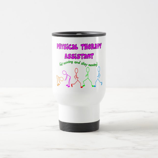 Mug De Voyage Personnages en allumettes auxiliaire de conception (Centre)