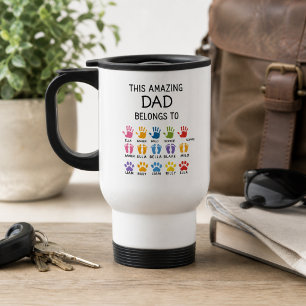 Mug De Voyage Personnalisé Ce Papa Incroyable Appartient À Sur
