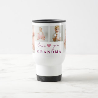 Mug de voyage "Personnalisé 'Love You Grandma'