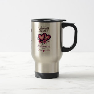 Mug De Voyage Personnalisé Notre première journée de Valentines