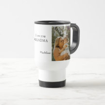 Mug de voyage personnalisé - Photo et texte person