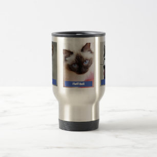 Mug De Voyage Personnaliser 3 animaux de compagnie Photos et nom