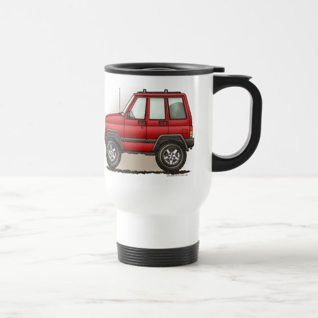 Mug De Voyage Petite voiture à quatre roues de SUV (Droite)