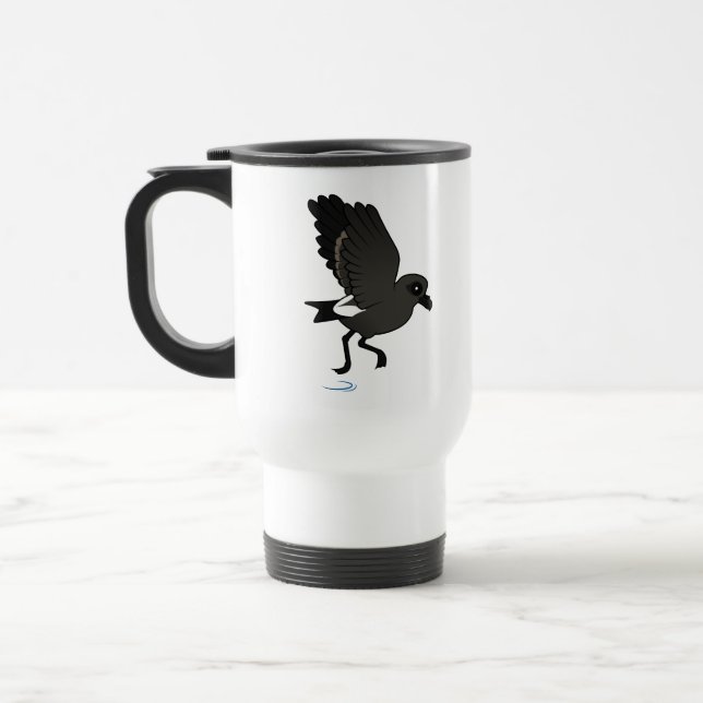Mug De Voyage Pétrel de l'épuisement (flottement) (Gauche)