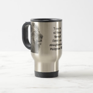 Mug De Voyage Phil 4:13 Inspirationnel Bible Scripture Motivatio