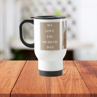 Photo Collage moderne & We Love Papa Cadeaux