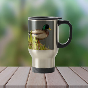 Mug De Voyage Photo de la faune de Mallard Duck