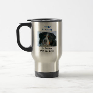 Mug De Voyage Photo de l'anniversaire du meilleur père de chien