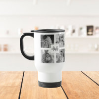 Photo Famille Collage tendance Noir & Blanc Initia