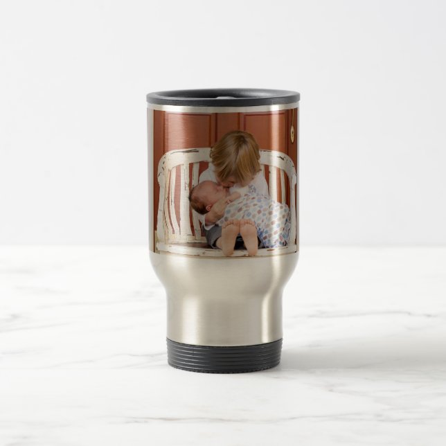 Mug De Voyage Photo personnalisée (Centre)