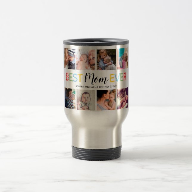 Mug De Voyage Photo personnalisée Fête des mères 8 (Centre)