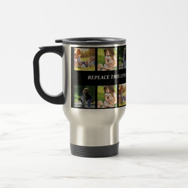Mug De Voyage photocollage et texte (Gauche)