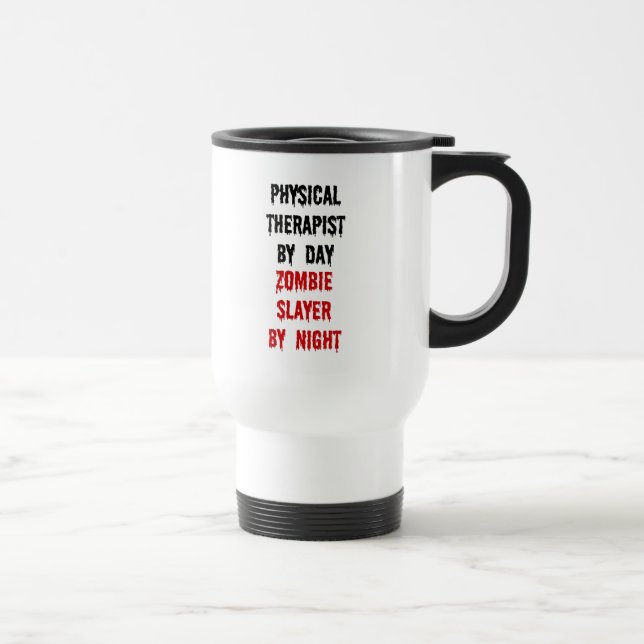 Mug De Voyage Physiothérapeute Zombie Slayer (Droite)
