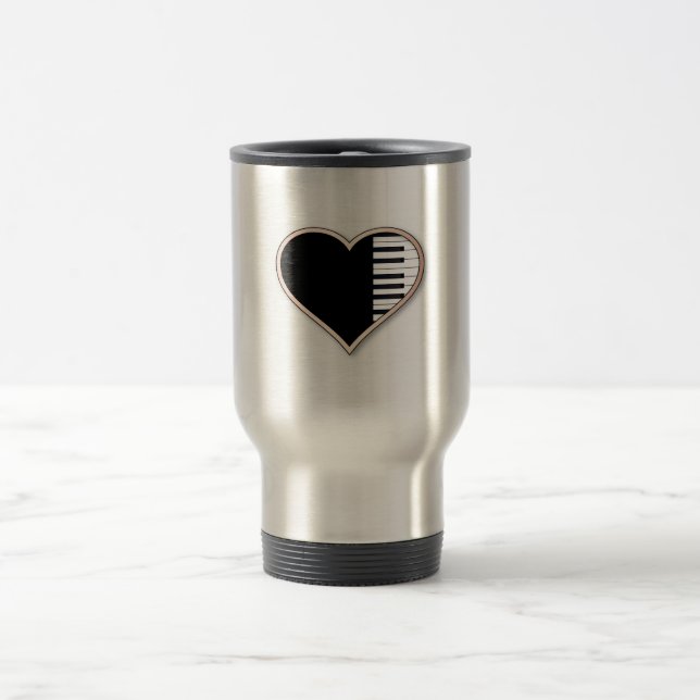 Mug De Voyage Piano d'amour (Centre)