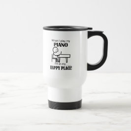 Mug De Voyage Piano Happy Place