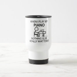 Mug De Voyage Piano Rien D'Autre Est Important