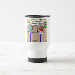 Mug De Voyage Pièces de salle de bain de perroquets amusantes Ca