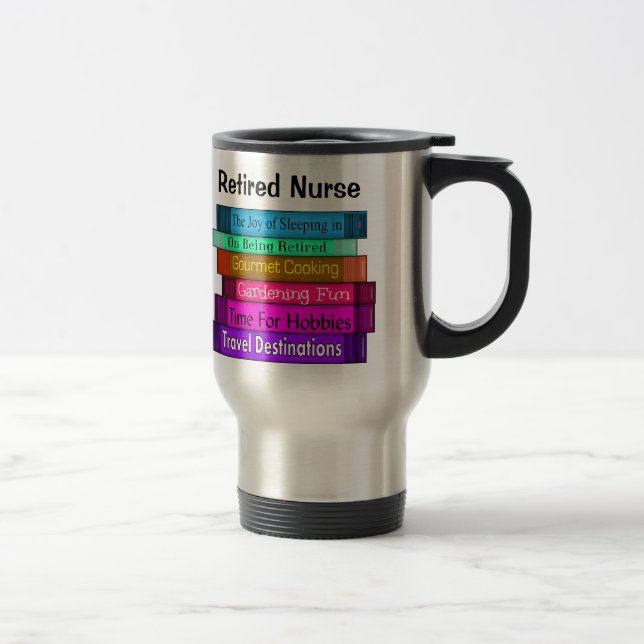 Mug De Voyage Pile retirée de cadeaux d'infirmière de la (Droit)
