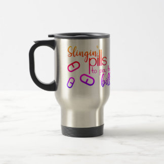 Mug De Voyage Pills de slingin pour payer les factures