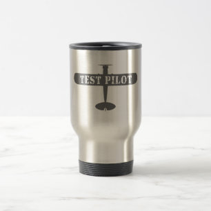 Mug De Voyage Pilote d'avion et d'essai