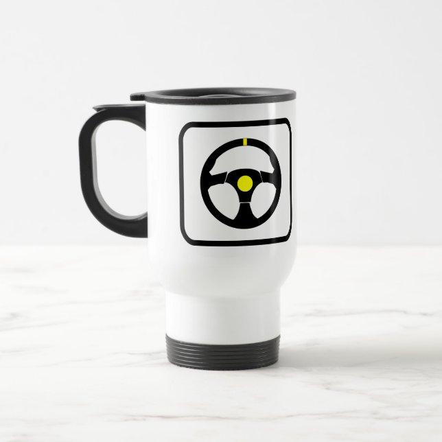 Mug De Voyage Pilote de course Pro (Gauche)