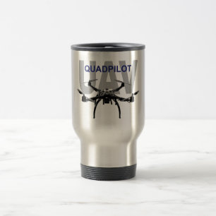 Mug De Voyage Pilote d'UAV Quadpilot Quadcopter