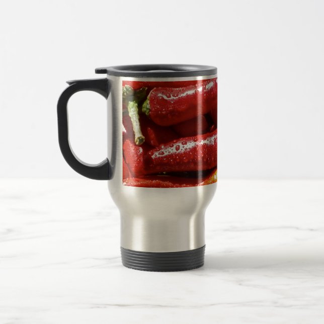Mug De Voyage Piments piment chauds rouges (Gauche)