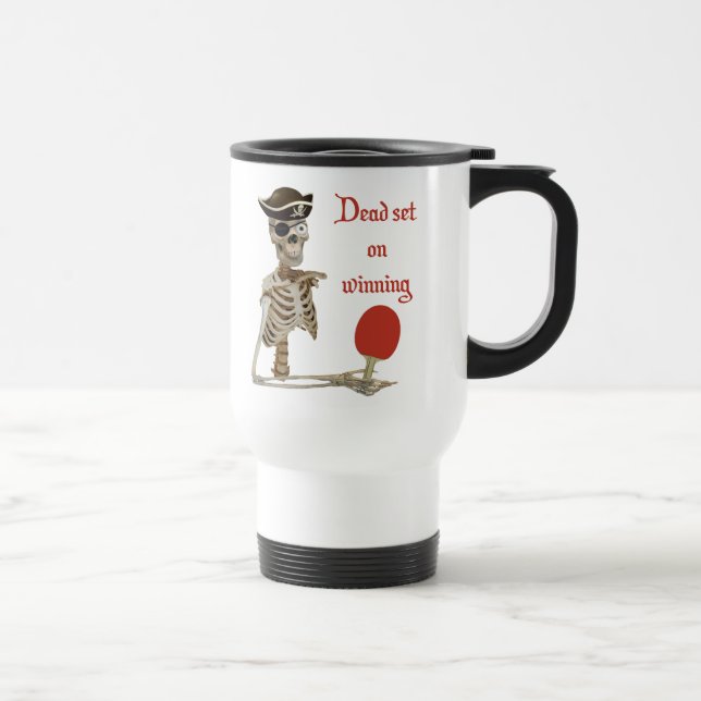 Mug De Voyage Ping-pong mort de pirate d'ensemble (Droite)
