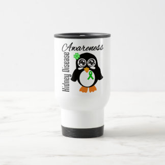 Mug De Voyage Pingouin de conscience de maladie rénale
