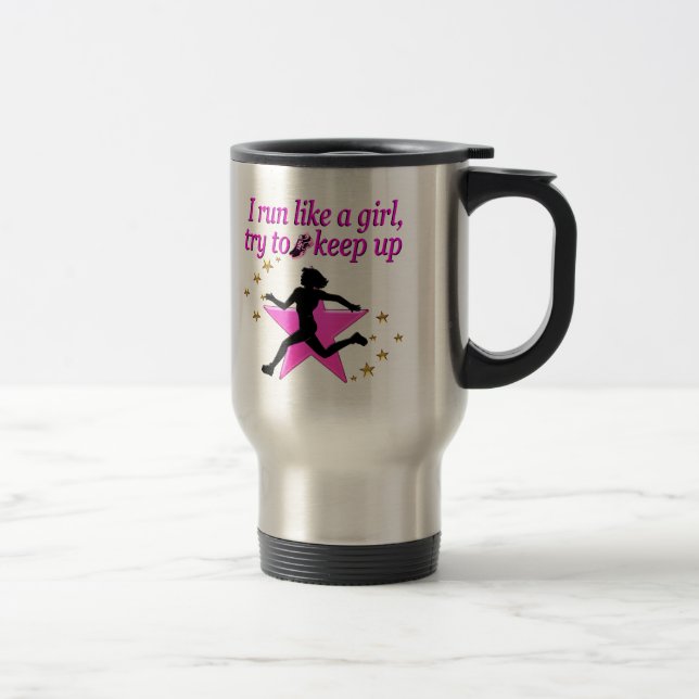 MUG DE VOYAGE PINK STAR TRACK ET CHAMPION DE TERRAIN (Droit)