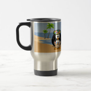 Mug De Voyage Plage tropicale d'île de pirate de danse