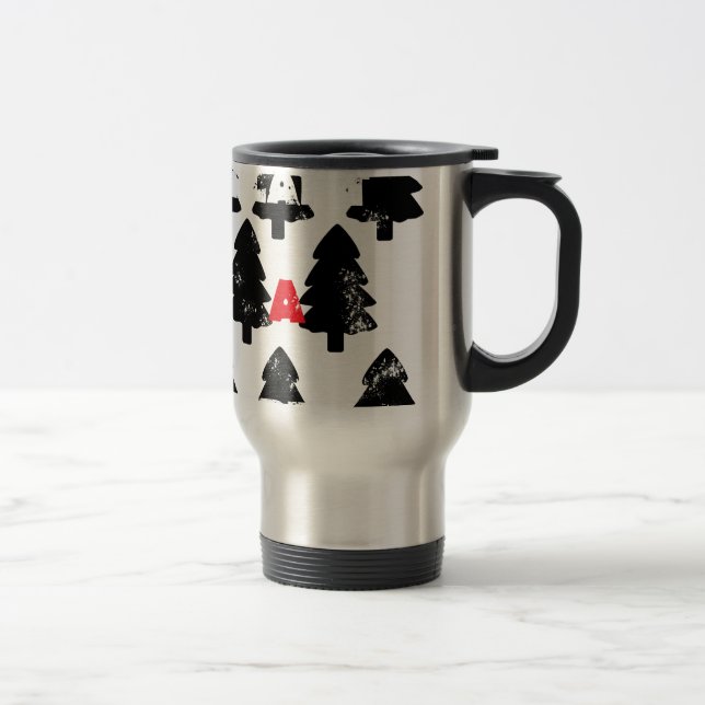 Mug De Voyage Plantez un modèle d'arbre (Droit)
