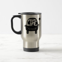 Plug Life Cute Black Electric Voiture