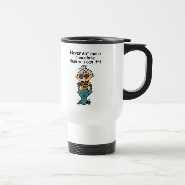 Mug De Voyage Plus d'Humours au chocolat (Droite)