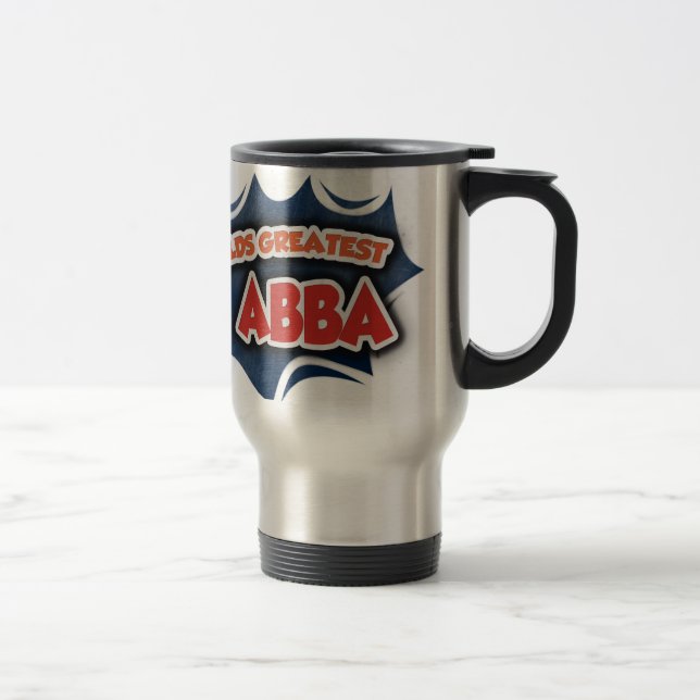Mug De Voyage Plus grand Abba du monde (Droit)