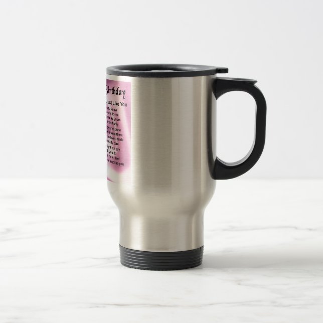 Mug De Voyage Poème de belle-soeur - soixantième anniversaire (Droit)