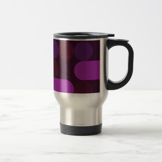 Mug De Voyage points pourpres (Droit)